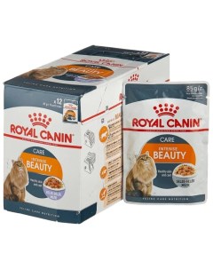 Влажный корм для кошек Intense Beauty при аллергии 12шт по 85г Royal canin