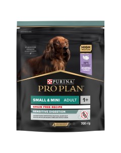 Сухой корм для собак беззерновой при чувствительном пищеварении с индейкой 700 г Pro plan