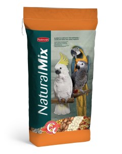 Сухой корм для крупных попугаев Naturalmix Pappagalli 18 кг Padovan