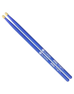 10104008 Colored Series Bluefire 7A BLUE Барабанные палочки орех гикори синие Hun