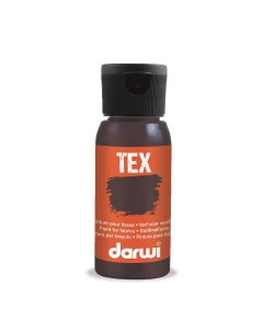 Краска для ткани TEX DA0100050 50 мл 805 темно коричневый Darwi