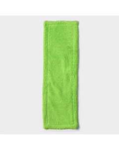 Насадка для плоской швабры 42 12 см микрофибра цвет зеленый Доляна