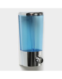Диспенсер для антисептика жидкого мыла механический 400 мл металл цвет хром Nobrand
