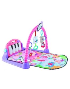 Развивающий коврик Pink piano розовое пианино Panda baby