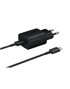 Зарядное устройство сетевое EP TA800 25W Type C cable Black Samsung