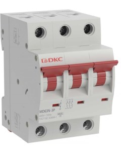 Автоматический выключатель модульный MD63N 3PC10 3P 10A C 6kA YON max Dkc