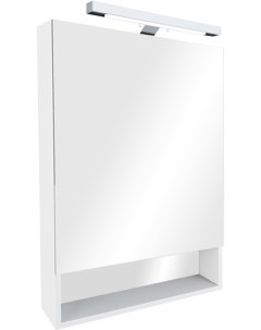 Зеркало шкаф Gap 60 белый матовый с подсветкой Roca