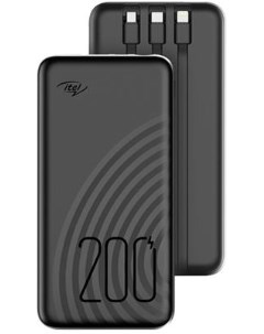 Внешний аккумулятор Power Bank 10000 мАч Super Slim Star100C черный Itel
