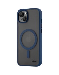 Чехол для Apple iPhone 15 Plus Cloud Mag Case Magsafe синий Ubear