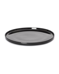 Тарелка обеденная фарфор 27 см круглая Black DM3018 Domenik