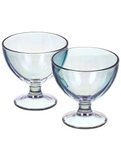 Креманка стекло 2 шт 10 4 см 295 г Васильковый RNVS_1571 2 _1 Glasstar