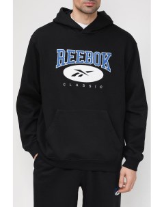 Хлопковое худи с логотипом бренда Reebok