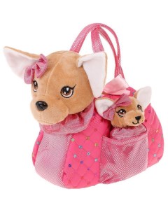 Набор Мама и щенок в сумочке Fluffy family