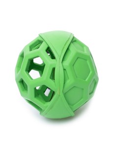 Игрушка для собак резиновая Мяч с сотами зеленая 7см Бельгия Duvo+
