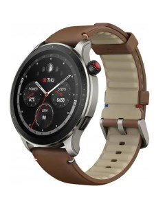 Умные часы Amazfit GTR 4 Leather Brown