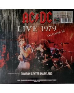 Рок AC DC Live 1979 Towson Center Clear Red Splatter Vinyl 2LP Second records