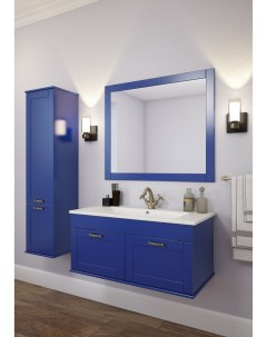 Мебель для ванной комнаты Ванесса 95 см подвесная индиго Sanflor