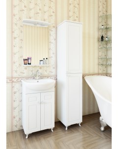 Мебель для ванной комнаты Софи 60 см напольная белая Sanflor