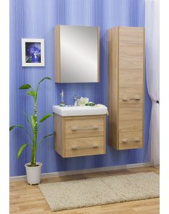 Мебель для ванной комнаты Ларго 60 см подвесная швейцарский вяз Sanflor