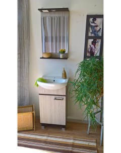 Мебель для ванной комнаты Толедо 50 см напольная орегон Sanflor