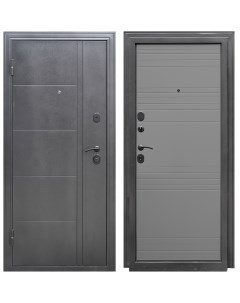 Дверь входная Олимп левая антик серебро светло серый 860х2050 мм Форпост