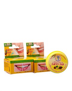 Зубная паста herbal clove pineapple toothpaste с экстрактом ананаса таиланд 25 г 2шт Nobrand
