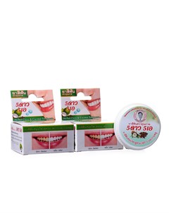 Зубная паста травяная отбеливающаяя 5 star cosmetic с экстрактом кокоса 25 г 2шт Nobrand