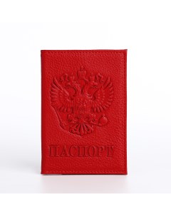 Обложка для паспорта герб цвет красный Nobrand