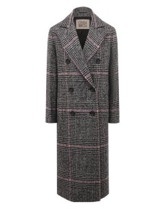 Пальто из шерсти и шелка Cinzia rocca