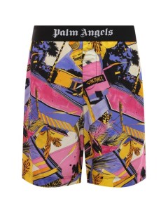 Шорты из вискозы Palm angels