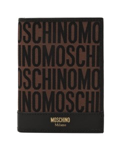 Текстильная обложка для паспорта Moschino