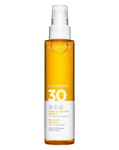 Солнцезащитное масло спрей для тела и волос SPF 30 150ml Clarins