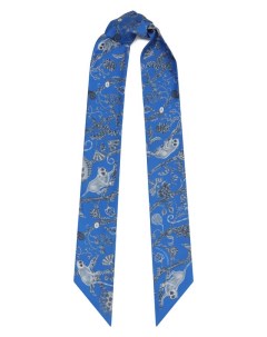 Шелковый шарф твилли Lemur Kirill ovchinnikov