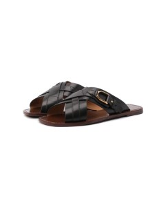 Кожаные шлепанцы Stirrup Jacie Ralph lauren