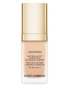 Матирующее тональное средство флюид Velvetskin оттенок Sateen 125 30ml Dolce&gabbana