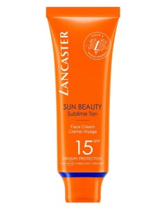 Легкий крем для лица Сияющий загар Sun Beauty Sublime Tan Face Cream SPF15 50ml Lancaster