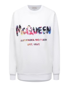 Хлопковый свитшот Alexander mcqueen