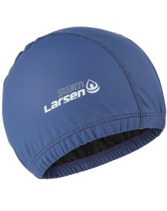 Шапочка плавательная Swim PU100 синий Larsen