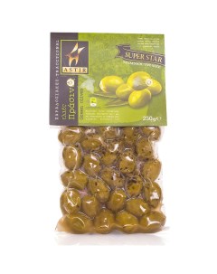Оливки зеленые с косточкой 250 г Astir