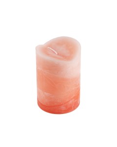 Свеча ароматическая персик 6 8х10см розовая Sunford