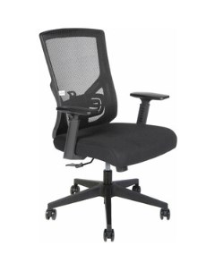 Офисное кресло Гарда LB LA 035 black черный пластик черная сетка черная сидушка Norden