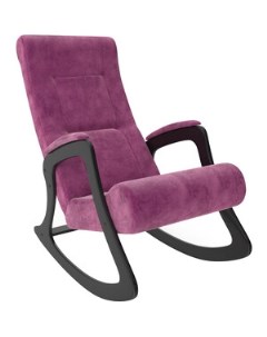 Кресло качалка Мартин 2 ткань Верона Циклам каркас венге П0005098 Мебелик