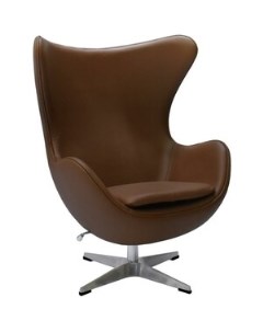 Кресло Egg Chair коричневый натуральная кожа FR 0807 Bradex