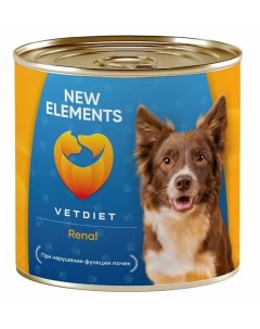 Влажный корм VETDIET Renal Паштет из морской рыбы диета для собак 0 34 кг New elements