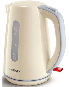 Чайник электрический TWK7507 бежевый серый Bosch