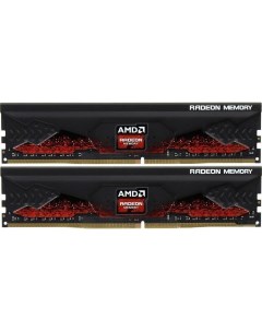 Память оперативная Radeon 64GB DDR4 3200 DIMM R9 Gamers Series Black R9S464G3206U2K Amd