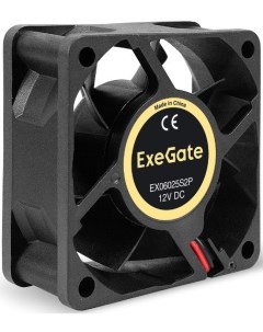 Вентилятор для корпуса EX295227RUS 60x60x25 мм 3500rpm 18 3CFM 24dBA 2 pin Exegate