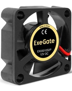 Вентилятор для корпуса EX295214RUS 30x30x10 мм 10000rpm 4 8CFM 28 5dBA 2 pin Exegate