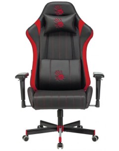 Кресло игровое BLOODY GC 990 черный красный искусственная кожа крестов металл A4tech