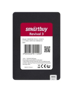 SSD накопитель Smartbuy Revival 3 480GB SB480GB RVVL3 25SAT3 Revival 3 480GB SB480GB RVVL3 25SAT3